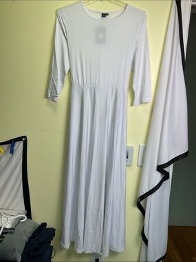 XPluswear White Maxi Dress